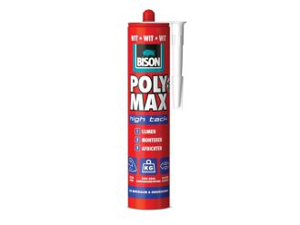 BISON KIT POLY MAX HIGH TACK WIT (SP. KOKER 425 GRAM)