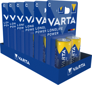 BATTERIJEN C VARTA (SET à 2 STUKS)