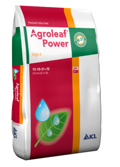 AGROLEAF POWER HIGH K 15-10-31+TE (15 KG. ZAK)