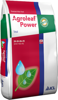 AGROLEAF POWER TOTAL 20-20-20+TE  (15 KG. ZAK)